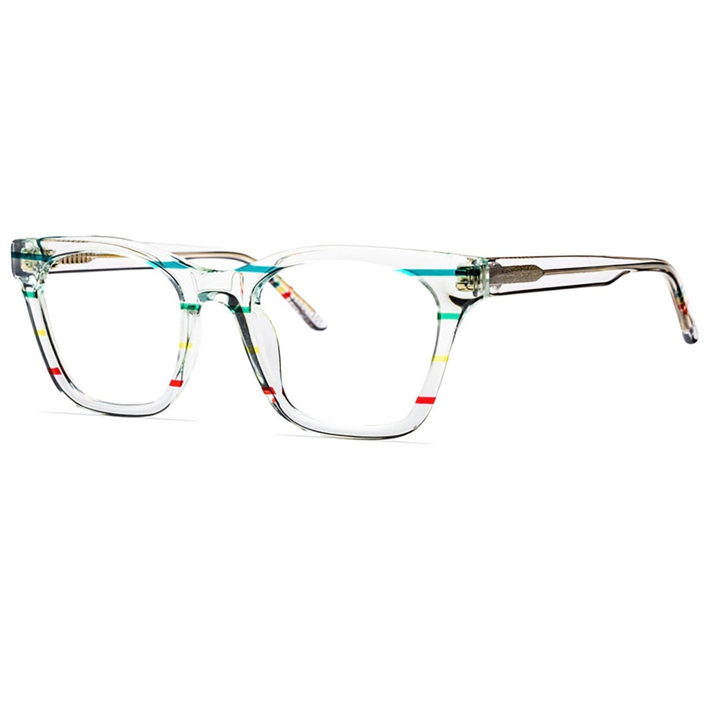 Clear Candy Stripe Whitney
